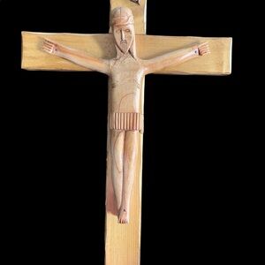 Hand Made Wooden Crucifix